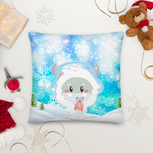 Load image into Gallery viewer, IT IS CHRISTMAS YETI - Premium Pillow