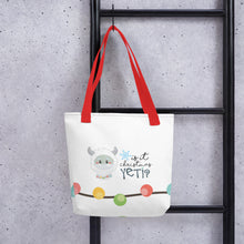 Load image into Gallery viewer, IT IS CHRISTMAS YETI - Tote bag