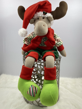 Load image into Gallery viewer, Phillip the sitting Moose - Reindeer and Moose