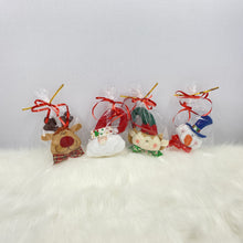 Load image into Gallery viewer, Christmas Brooch Claus, Snow, Reindeer, Elf and Ginger  - Tree Ornaments
