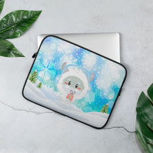 Load image into Gallery viewer, IT IS CHRISTMAS YETI - Laptop Sleeve