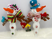 Load image into Gallery viewer, Melting Love Snow Couple - Tree Ornaments
